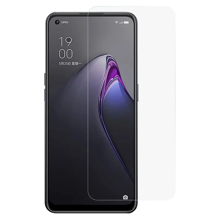 Für Oppo Reno8 5G (globale Version) / Reno8 5G 2,5d Lichtbogenkanten Ultra Klarer Anti-explosion High Aluminium-silicon Glass 9H Phone Screen Protector Film