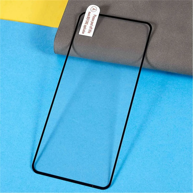 For Motorola Moto E32 4G Full Covering Anti-scratch Full Glue Silk Printing Tempered Glass Smartphone Screen Protector