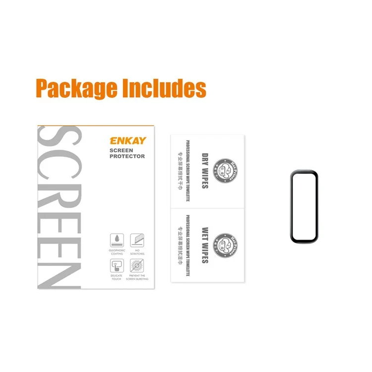 Enkay Hat-prince Fullcry Watch Protector Для Samsung Galaxy Fit2, Трехмерное Изогнутое Мягкое Кромке + Edge + PMMA HD Clear Film