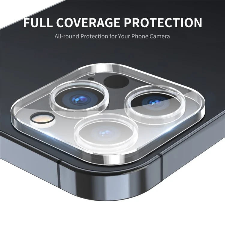 ENKAY HAT PRINCE para iPhone 14 Pro 6.1 pulgadas / 14 Pro Max 6.7 pulgadas Protector de lente de cámara Cobertura completa Película de vidrio templado para lente