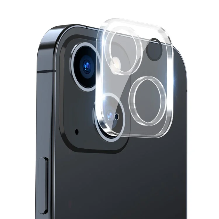 ENKAY HAT PRINCE Pour iPhone 13 6.1 pouces / 13 mini 5.4 pouces Protecteur d'objectif de caméra en verre trempé Couverture complète Film ultra-clair