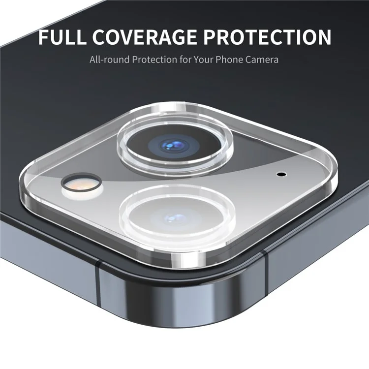 ENKAY HAT PRINCE Pour iPhone 13 6.1 pouces / 13 mini 5.4 pouces Protecteur d'objectif de caméra en verre trempé Couverture complète Film ultra-clair