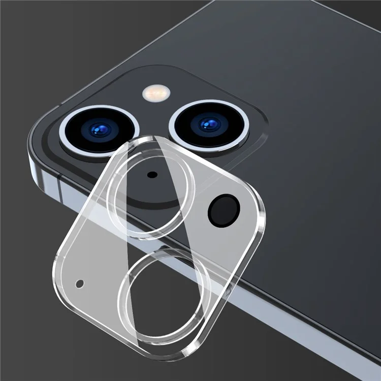 ENKAY HAT PRINCE Pour iPhone 13 6.1 pouces / 13 mini 5.4 pouces Protecteur d'objectif de caméra en verre trempé Couverture complète Film ultra-clair