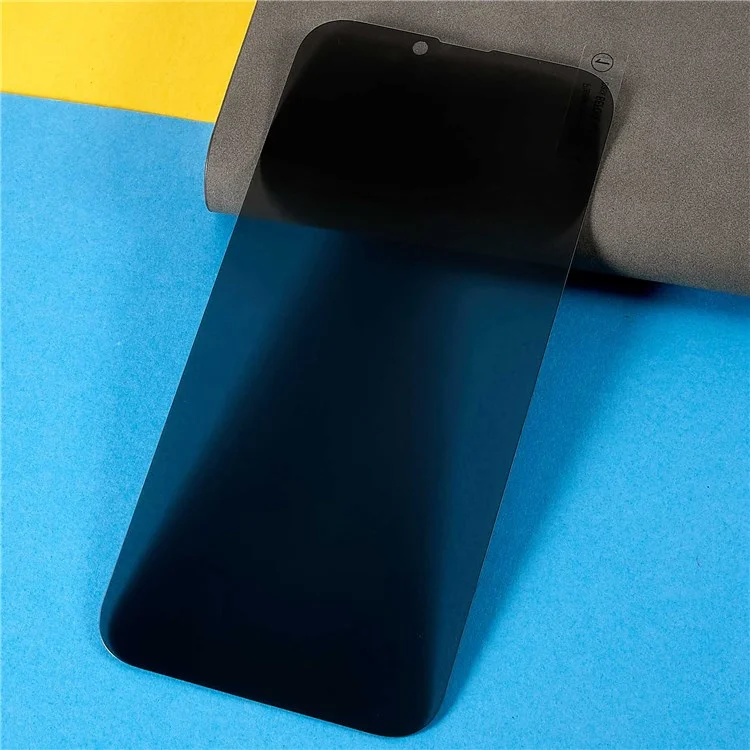 Pour iPhone 14 6.1 pouces Anti-espion Verre Trempé Colle Totale Film Protecteur Anti-explosion Toucher Doux Plein Écran