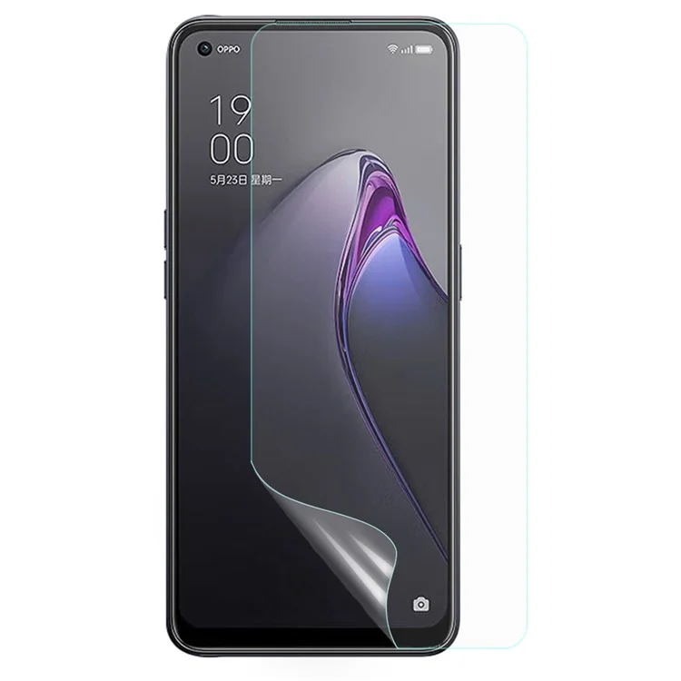 Pour Oppo Reno8 5G (Version mondiale) / Oppo Reno8 5G PET Soft Screen Protector Crystal Clarity Scratch-Resistant Protective Film