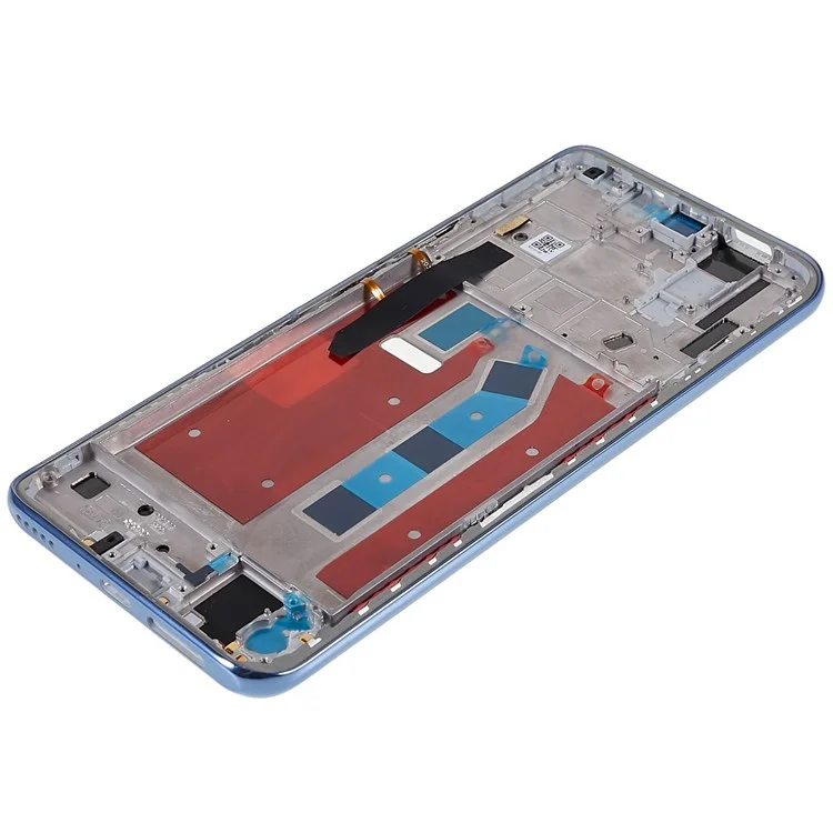 Para Huawei, Desfrute de 20 Mais 5G / Y9a 4G OEM Front Hous Housing Frame Reparo (sem Logotipo) - Azul