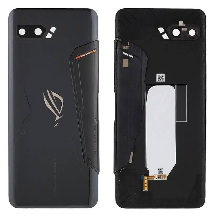 For Asus ROG Phone II ZS660KL OEM Battery Door Cover Replacement Part - Black