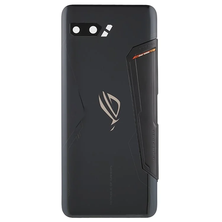 Para Asus ROG Teléfono II ZS660KL OEM Batería de la Puerta de Reemplazo de la Cubierta de la Puerta de la Batería - Negro