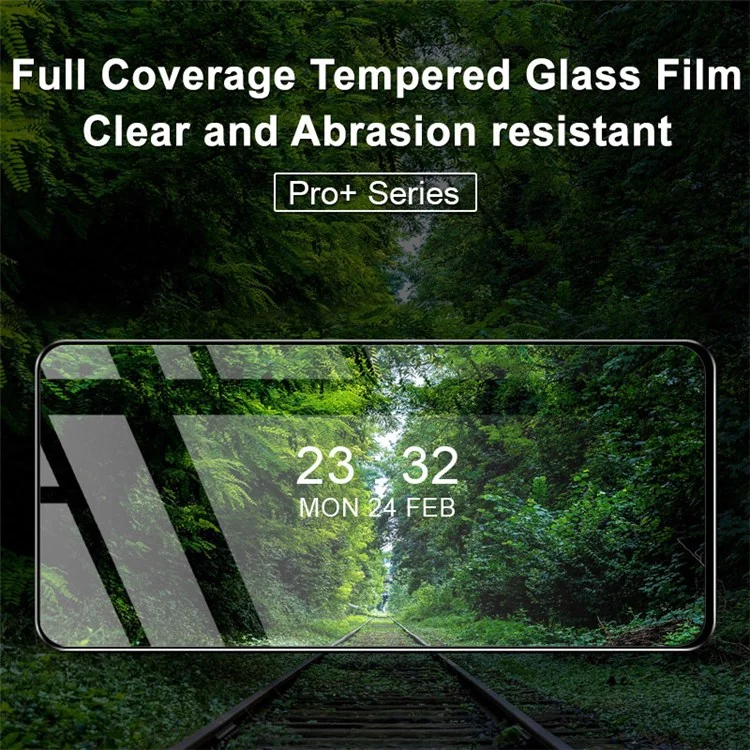 IMAK Pro+ Series para Honor X8 4G HD Ultra Clear Full Covering Tempered Glass Flim Anti-scratch Full Glue Screen Protector
