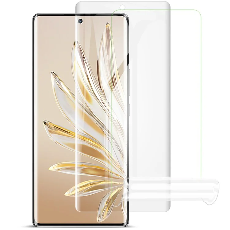 IMAK 2PCS Hydrogel Film III Protector de pantalla de teléfono móvil para Honor 70 5G, película suave de TPU antiarañazos y transparente HD