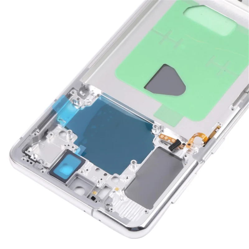 For Samsung Galaxy S21+ 5G G996B OEM Front Housing Frame Repair Part (without Logo) - Silver