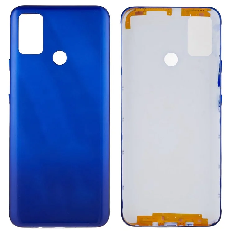 Para Tecno Spark 6 Back Back Battery Housing Tampo Substituto - Azul