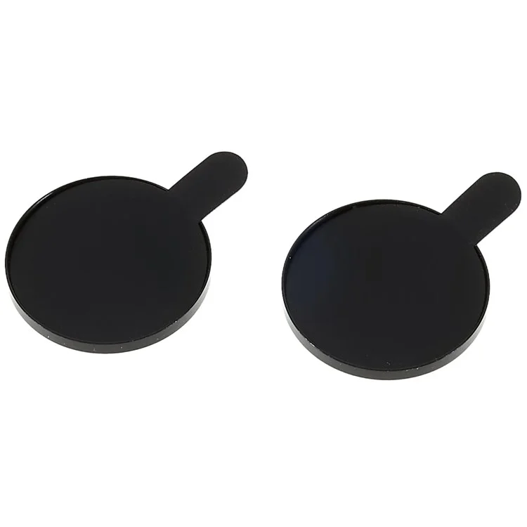 2Pcs / Set Protecteur d'objectif de caméra arrière pour iPhone 14 6.1 pouces / 14 Plus 6.7 pouces, Film de protection en verre trempé anti-rayures à haute transmittance - Noir