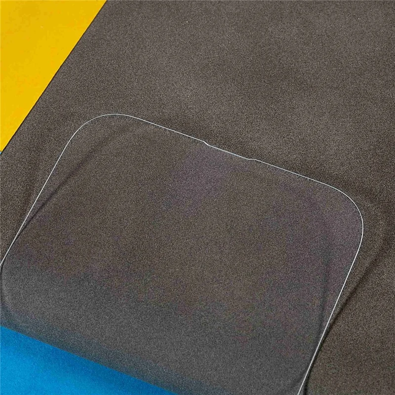 Para iPhone 14 Pro Max 6,7 polegadas Alto Protetor de Tela de Alumínio-Silicone Borda Curva Antirrisco Película de Vidro Temperado