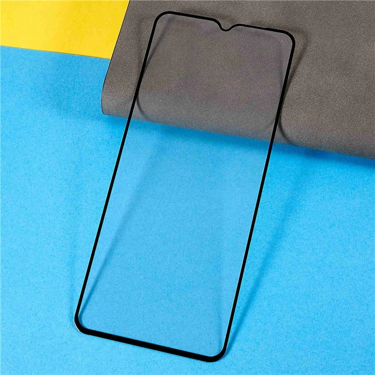 For Xiaomi Poco C40 4G HD Clear Tempered Glass Film Full Coverage Full Glue Anti-shatter Silk Printing Screen Protector