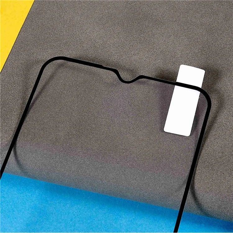 Для Realme C30 4G Full Coverage Screen Protector Full Glue Tempered Glass Scratch Resistant Silk Printing HD Clear Film