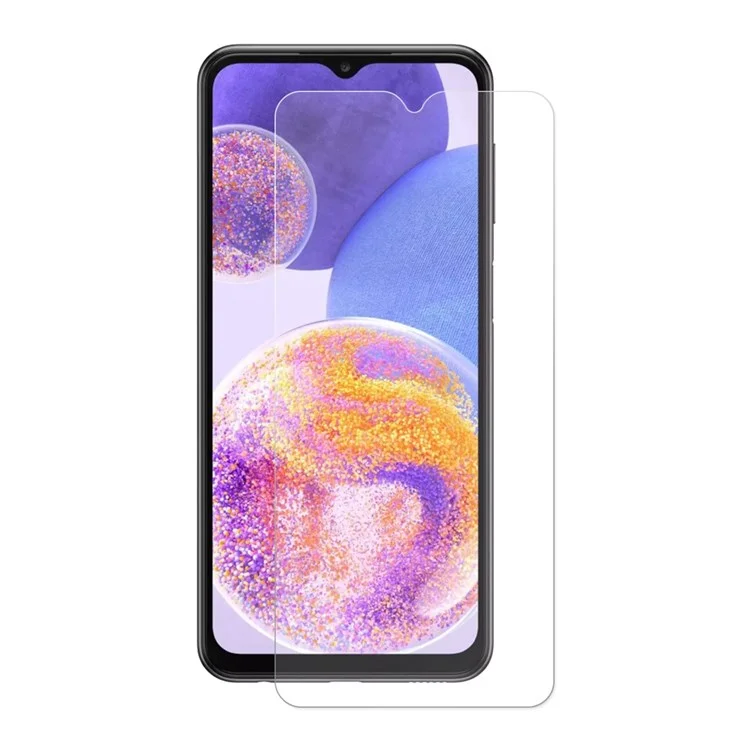 ENKAY HAT PRINCE for Samsung Galaxy A23 5G (Global Version) / 4G Anti-fingerprint Tempered Glass Film HD Full Glue 2.5D Arc Edge 0.26mm 9H Screen Protector