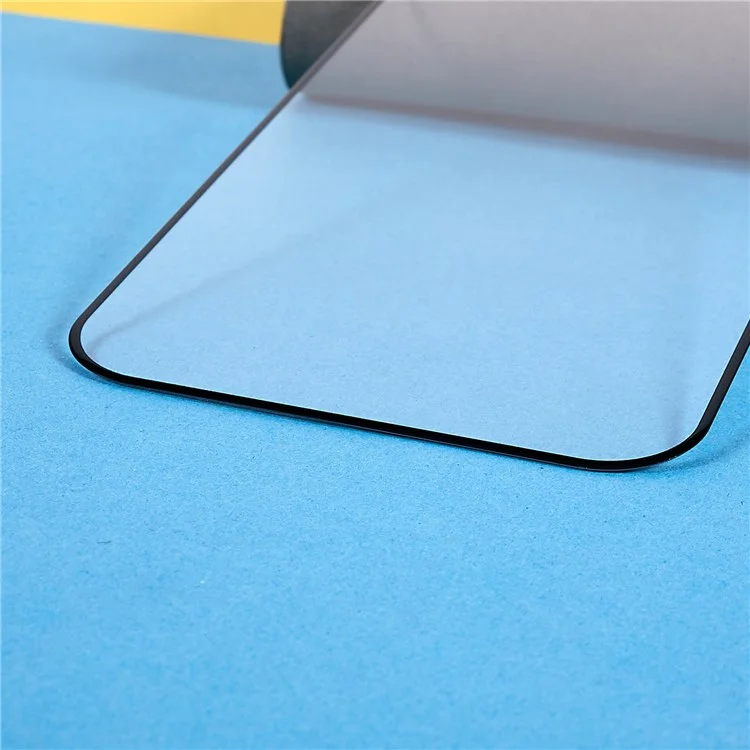 Pour iPhone 14 6.1 pouces Protecteur d'écran en verre trempé Anti-explosion Impression Silk 20D Écran complet Film