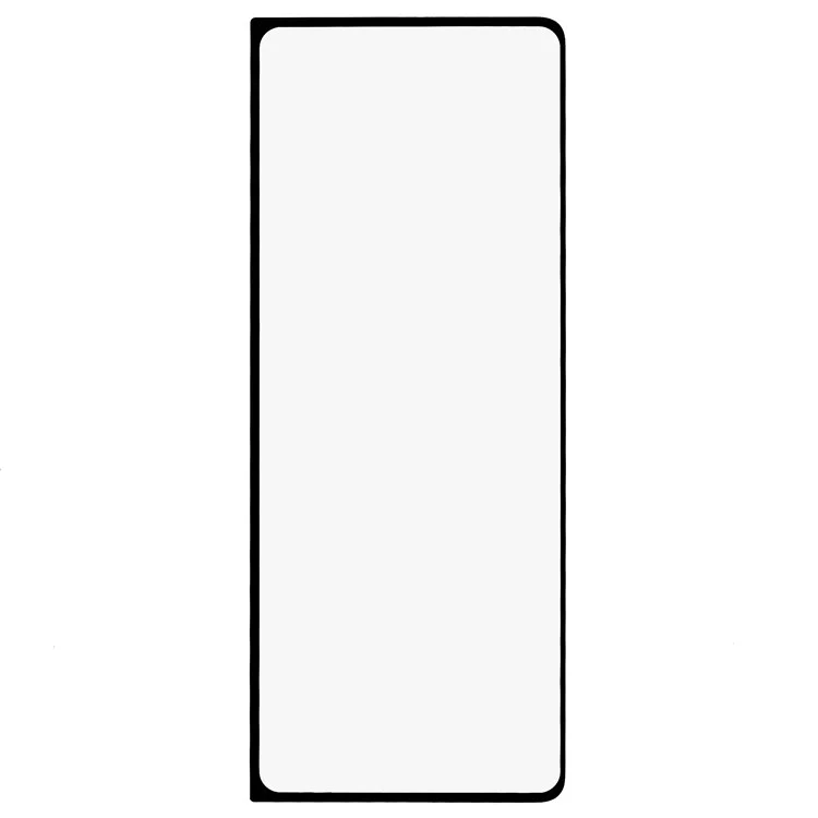 For Samsung Galaxy Z Fold4 5G, Crystal Clear Tempered Glass Screen Protector Anti-Explosion Full Glue Thin Complete Covering Silk Printing Front Screen Film