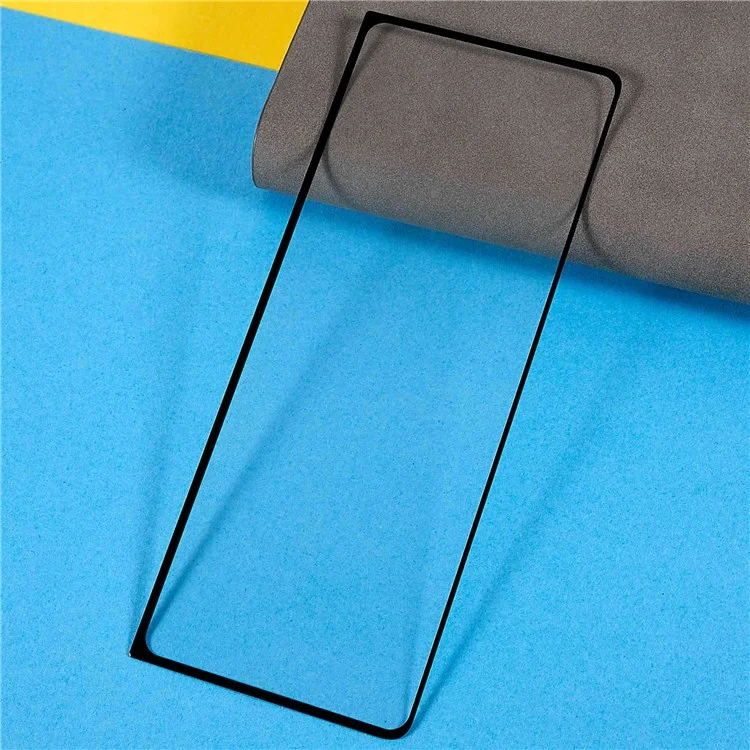 For Samsung Galaxy Z Fold4 5G, Crystal Clear Tempered Glass Screen Protector Anti-Explosion Full Glue Thin Complete Covering Silk Printing Front Screen Film