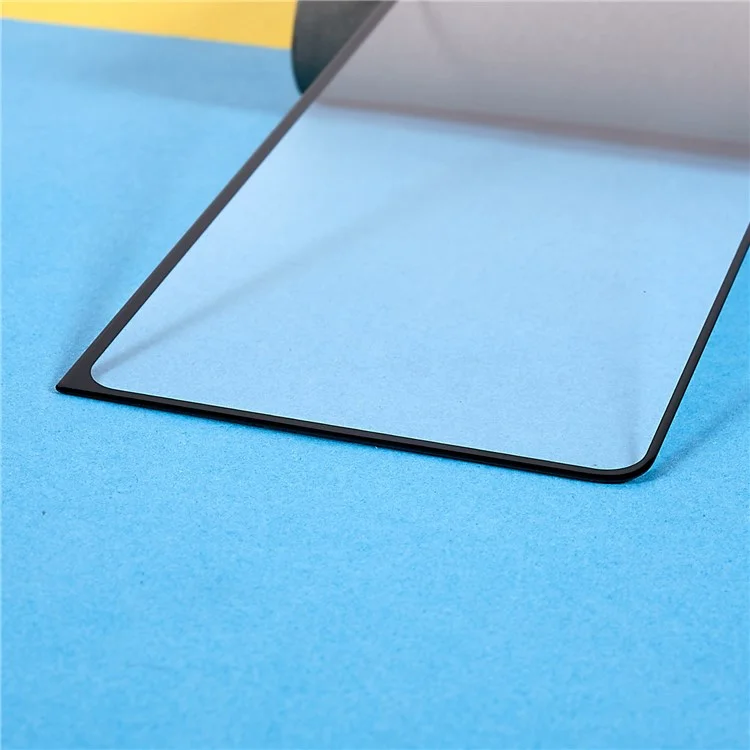 For Samsung Galaxy Z Fold4 5G, Crystal Clear Tempered Glass Screen Protector Anti-Explosion Full Glue Thin Complete Covering Silk Printing Front Screen Film