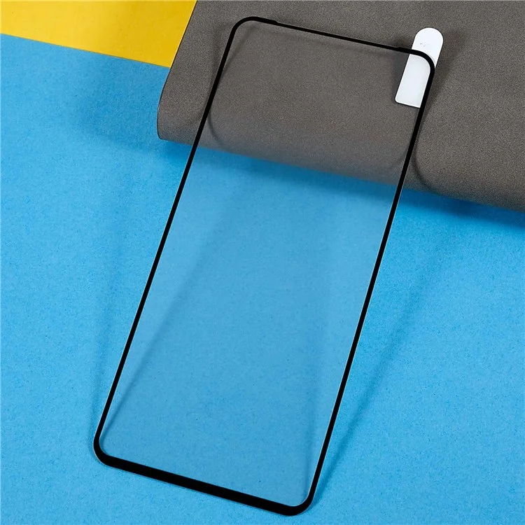For HTC Desire 22 Pro 5G Silk Printing Tempered Glass Screen Protective Film Full Coverage Full Glue Screen Protector