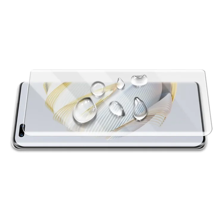 AMORUS for Huawei nova 10 Pro 4G 3D Anti-scratch Full Glue Screen Protector Ultra Clear Curved Edges Full Covering UV Liquid Tempered Glass Film