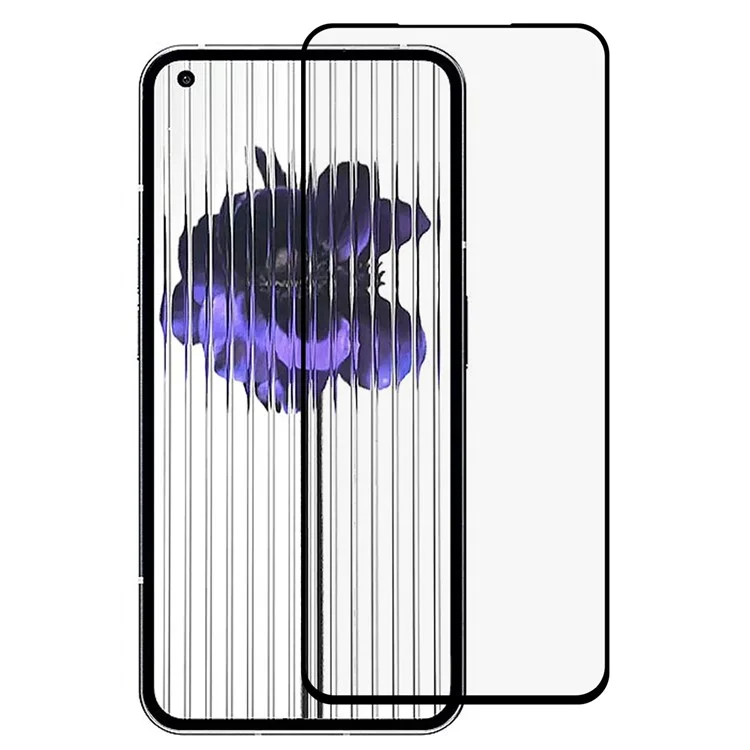 Pour Nothing phone (1) 5G Protecteur d'écran complet, Film d'écran en verre trempé ultra transparent avec bord incurvé 2,5D, colle intégrale et haute définition