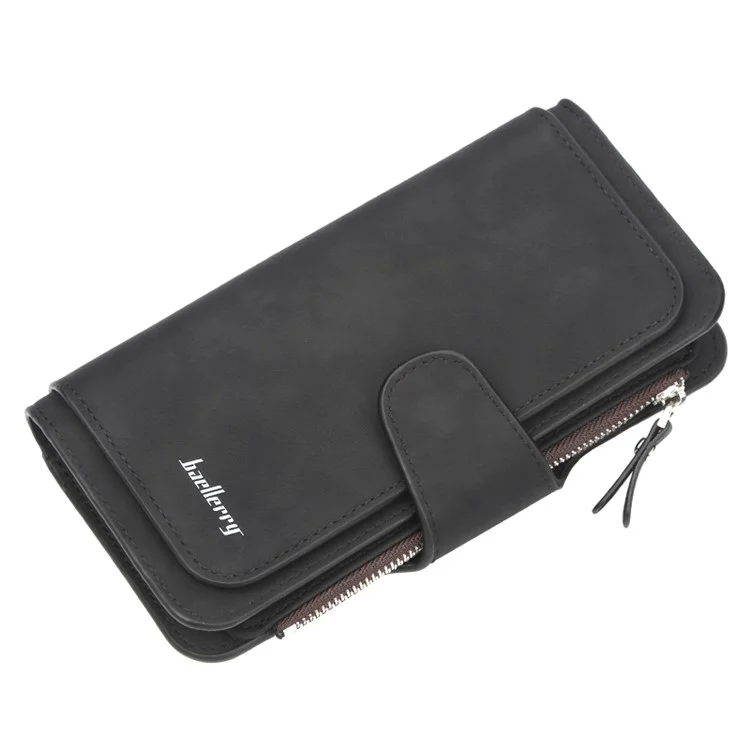 BAELLERRY N2345 Bolso de Embrague de Mujer de Piel Sintética Elegante - Negro