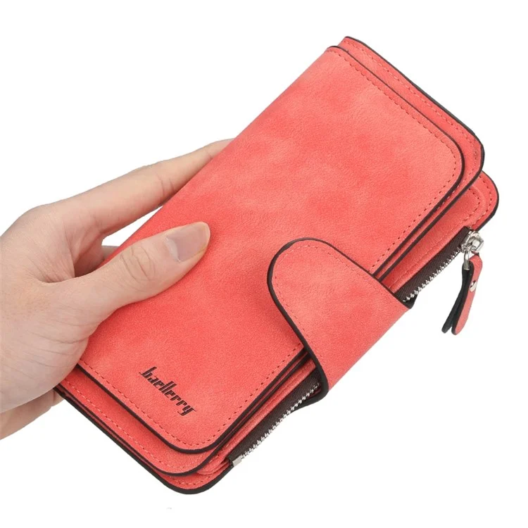 BAELLERRY N2345 Bolso de Embrague de Mujer de Piel Sintética Elegante - Negro