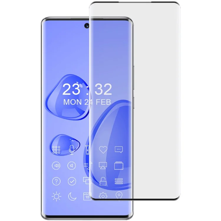 IMAK 3D Curved AGC Tempered Glass Film para Huawei nova 10 4G, Protector de pantalla completa con pegamento lateral de alta definición