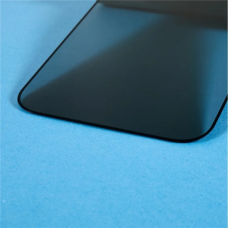 For iPhone 14 Pro 6.1 inch Anti-spy Full Screen High Aluminium-silicon Glass Film Full Glue Silk Printing Anti-abrasion Tempered Glass Screen Protector