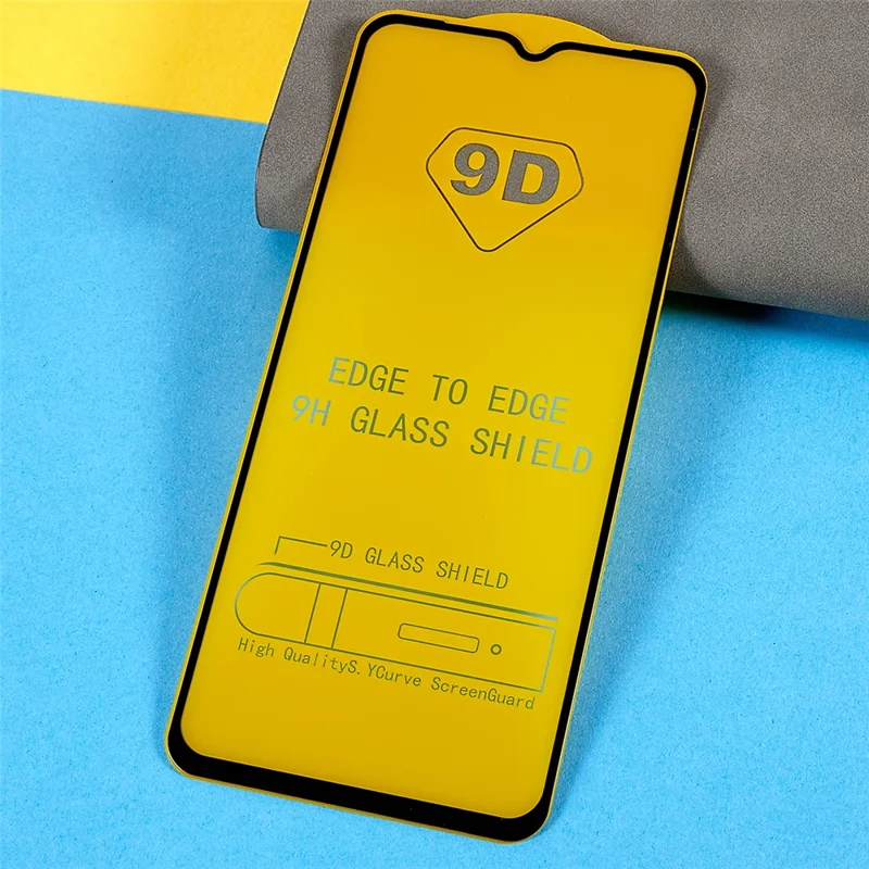 9D Tempered Glass Film for Oppo A57 4G / A57s 4G, Sensitive Touch Full Coverage Silk Printing Side Glue Anti-Oil Screen Protector