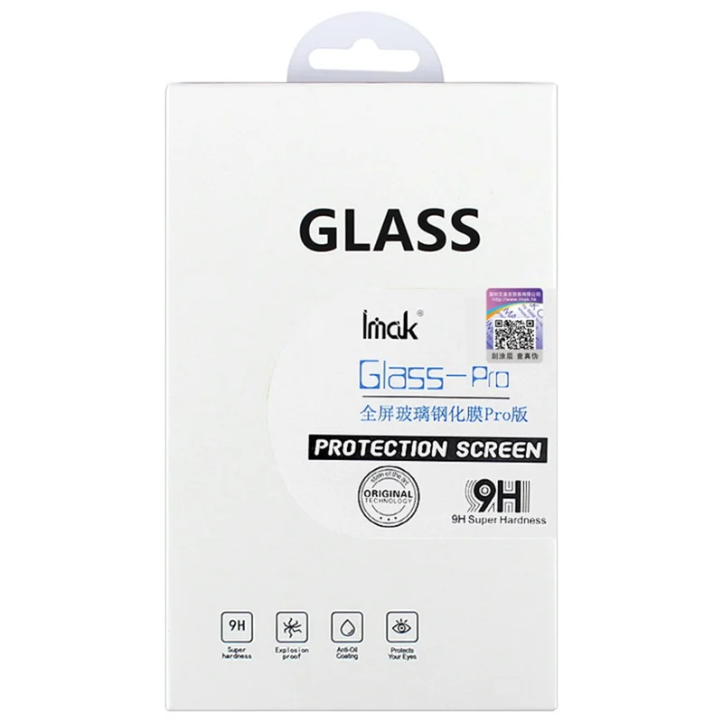 IMAK Pro+ Series for Motorola Edge 30 Pro  /  Edge+ (2022) Anti-explosion Screen Protector 9H Hardness Tempered Glass Full Glue Full Coverage Film