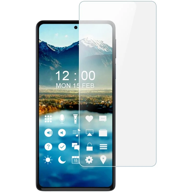 IMAK ARM Série Película de TPU Macia (Não Cobrindo Completamente) para Motorola Edge 30 Pro (Motorola Edge+ (2022)), Protetor de Tela Antiexplosão Adesivo Total Transparente 