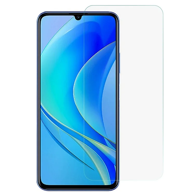 Для Huawei nova Y70 4G HD Clear Screen Protector 2.5D Arc Edge Scratch Resistant Full Glue Tempered Glass Film