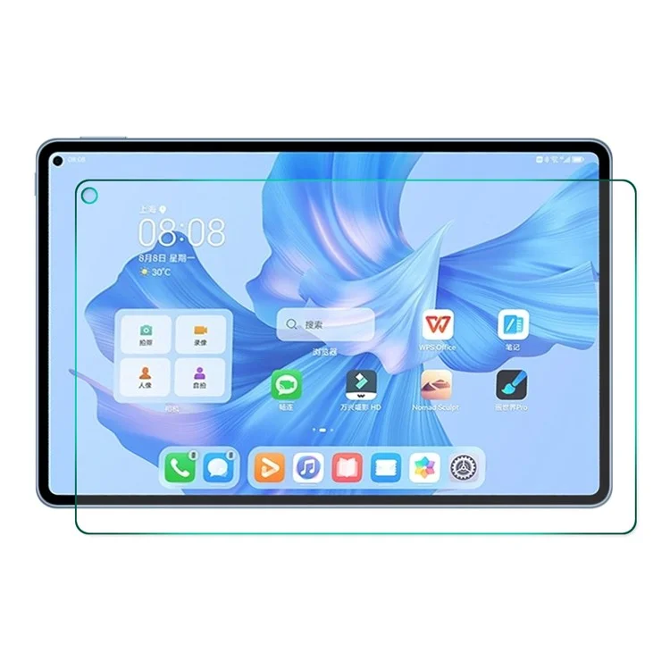 Enkay Hat Prince Para Huawei Matepad Pro 11 (2022) 0,33mm 9h Filme de Vidro Temperado 2.5D Arc Edge Full Glue Anti-explosão Protetor