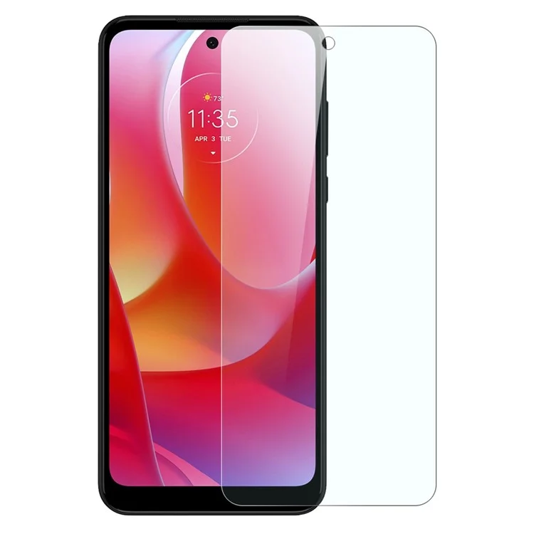 NORTHJO para Motorola Moto G Power (2022) Protector de pantalla de vidrio templado de 0,3 mm y 2,5D, película anti huella ultralimpia