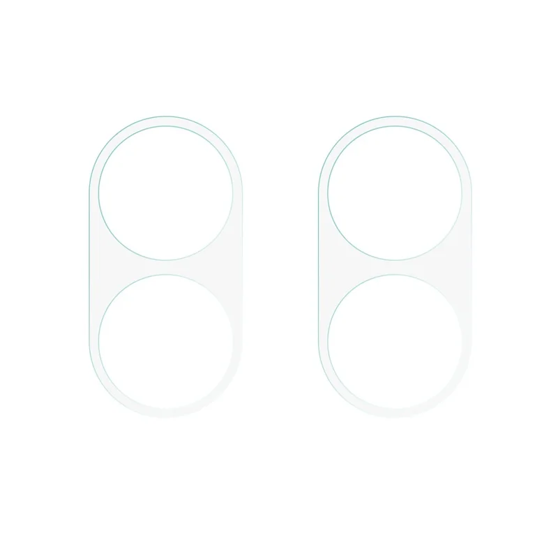 For Nothing phone (1) 5G 2Pcs  /  Set HD Camera Lens Protector No Bubble 3D Arc Edge Tempered Glass Lens Film