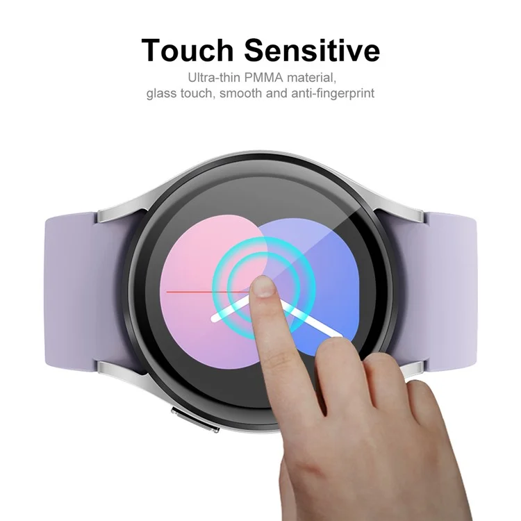 ENKAY HAT PRINCE 2Pcs / Set for Samsung Galaxy Watch 5 40mm Screen Protector 3D Curved Soft PC Edge + PMMA Full Coverage HD Clear Film