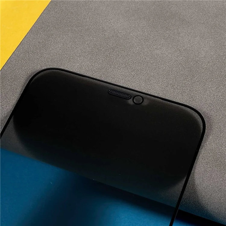 Für Iphone 12 Pro Max 6,7 Zoll Hochaluminium-silicon Glass Privacy Screen Protector Seidendruck Voller Abdeck
