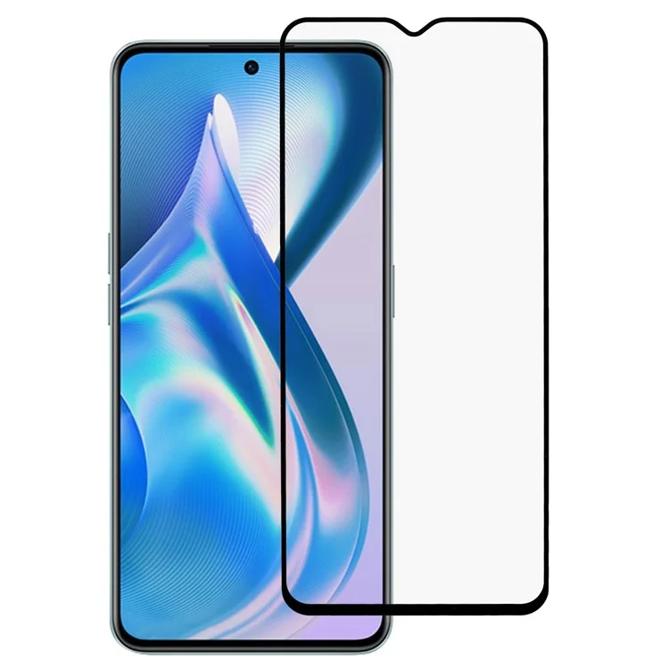 Para OnePlus Ace 5G Protetor de tela resistente ao desgaste Cobertura total da tela Sem bolhas Seda Impressão Película de vidro temperado