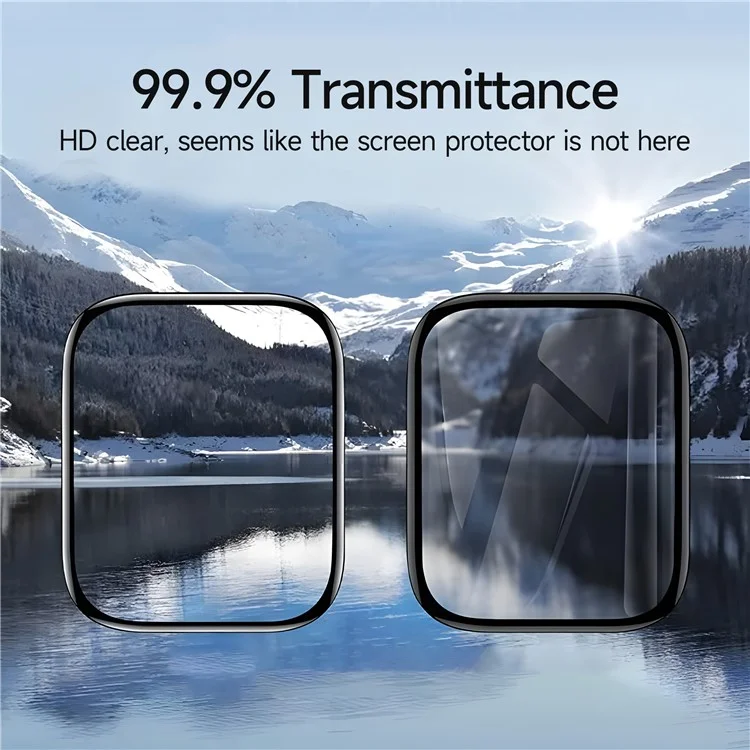 WIWU JD-107 Per Apple Watch Ultra / Ultra 2 49mm PMMA Screen Protector Smart Watch Screen Film con Strumento di Installazione
