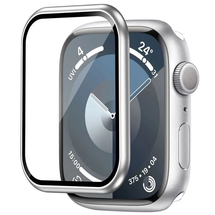 WIWU JD-106 For Apple Watch Series 6 / 5 / 4 / SE / SE (2022) / SE (2023) 44mm Tempered Glass Screen Protector Watch Screen Film - Silver