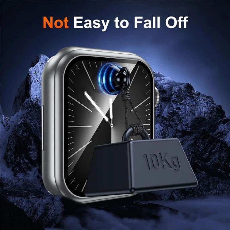 WIWU JD-106 For Apple Watch Series 6 / 5 / 4 / SE / SE (2022) / SE (2023) 44mm Tempered Glass Screen Protector Watch Screen Film - Silver