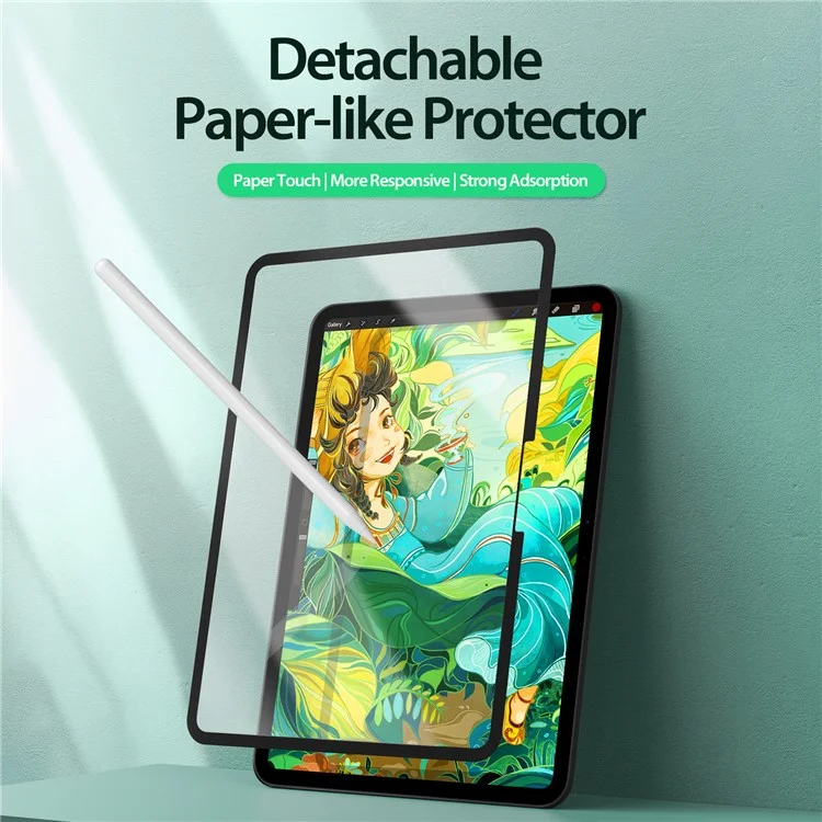 DUX DUCIS Naad Series para iPad Pro 11 (2024) Protetor de Tela Filme de Toque de Papel Opaco PET Removível, Reutilizável 