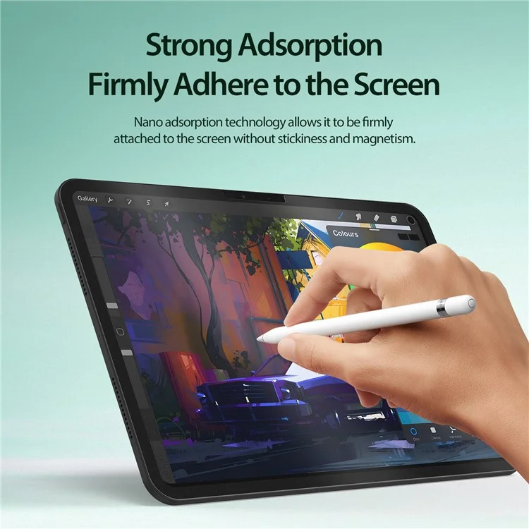 DUX DUCIS Naad Series para iPad Pro 11 (2024) Protetor de Tela Filme de Toque de Papel Opaco PET Removível, Reutilizável 