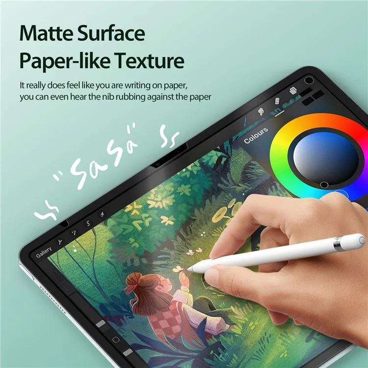 DUX DUCIS Naad Series for iPad Air 13 (2024) Protetor de Tela Semelhante a Papel Destacável Película Mate de PET para Tablet