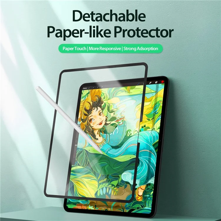 DUX DUCIS Naad Series per iPad Pro 13 (2024) Pellicola Protettiva Opaca PET Paperfeel Removibile e Riutilizzabile