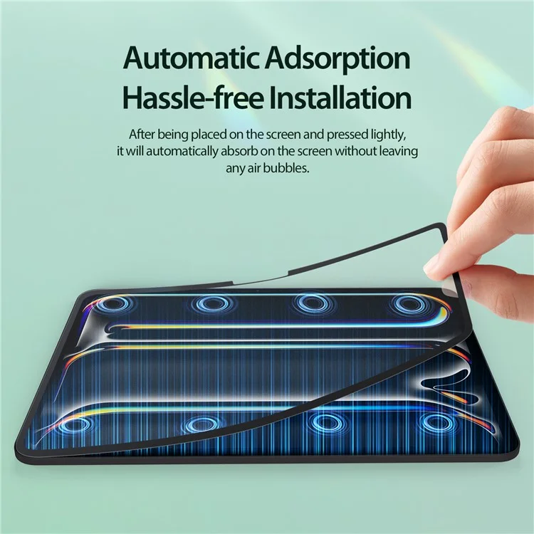 DUX DUCIS Naad Series per iPad Pro 13 (2024) Pellicola Protettiva Opaca PET Paperfeel Removibile e Riutilizzabile